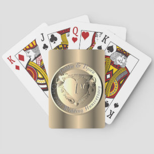 1e, 8e, 19e, 50e bruiloft Jubileum Pokerkaarten