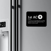 1e AC-definitie - Film Crew 3" x 4" Flex Magneet