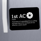 1e AC-definitie - Film Crew 3" x 4" Flex Magneet