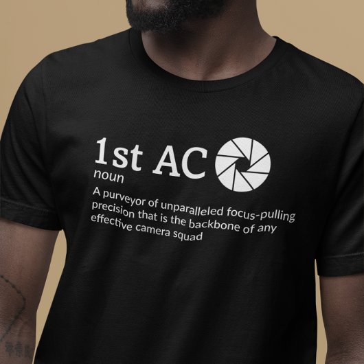 1e AC Definition Dark Mode - Camera Team T-shirt