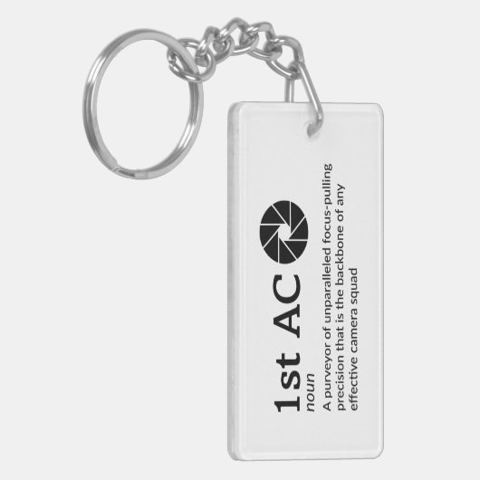 1e AC Definition - Film Crew Sleutelhanger (Voorkant Links)