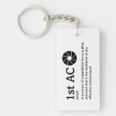 1e AC Definition - Film Crew Sleutelhanger (Voorkant)