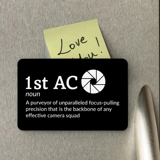 1e AD-definitie - Filmcrew 4" x 6" Flex Magneet