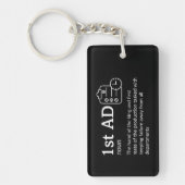 1e AD Definitie - Funny Assistant Director Sleutelhanger (Voorkant)
