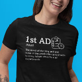 1e AD Definition Dark Mode - Assistent Director T-shirt