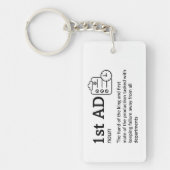 1e AD Definition - Grappige Film Crew Sleutelhanger (Voorkant)