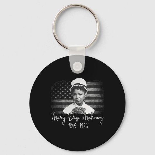 1e Afro-Amerikaanse verpleegster Black History Mon Sleutelhanger (Voorkant)