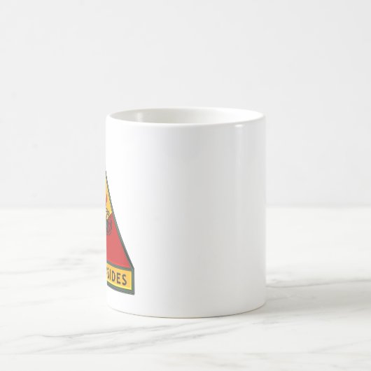 1e Amerikaanse Armored Division Koffiemok (Center)