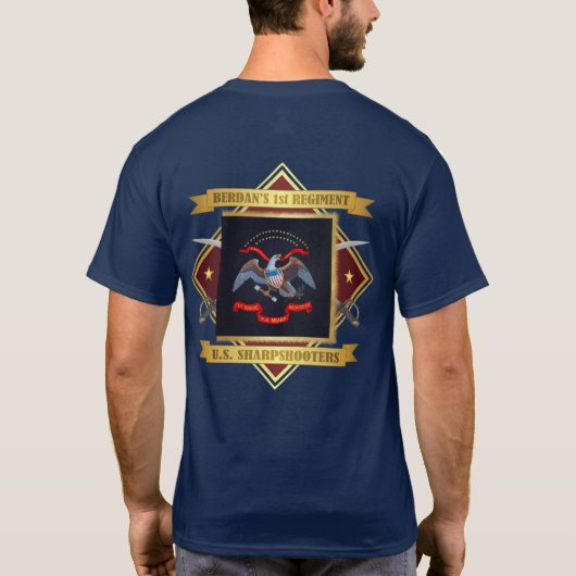 1e Amerikaanse Sharpschutters T-shirt (Achterkant)