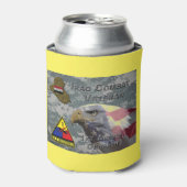 1e Armor Div Irak Combat Veteran Blikjeskoeler (Blikje Voorkant)