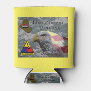 1e Armor Div Irak Combat Veteran Blikjeskoeler