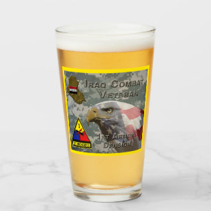 1e Armor Div Irak Combat Veteran Glas