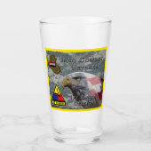 1e Armor Div Irak Combat Veteran Glas (Voorkant)