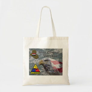 1e Armor Div Irak Combat Veteran Tote Bag