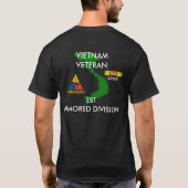 1e Armored Div Vietnam T-Shirt (Achterkant)