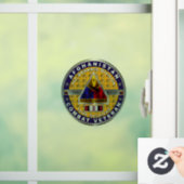 1e Armored Division Afghanistan Veteran Window Cl Raamsticker (Huis)