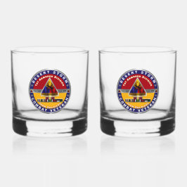 1e Armored Division Desert Storm Veteran Whisky Glas