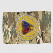 1e Armored Division Golf Towel Golfhanddoek (Horizontaal)