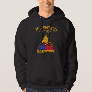 1e Armored Division "Old Ironsides" Badge Hoodie