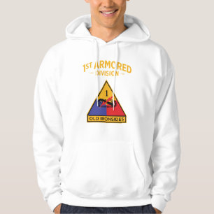 1e Armored Division "Old Ironsides" Badge Hoodie