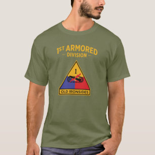 1e Armored Division "Old Ironsides" Badge T-shirt