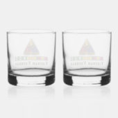 1e Armored Division Vietnam Veteraan Whisky Glas (Achterkant)