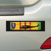 1e Aviation Bde UH-1 Huey VSM (gereduceerd) Bumpersticker (Op auto)