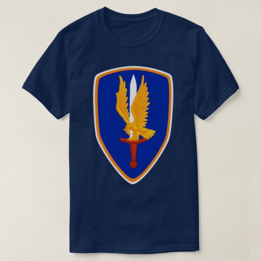 1e Avn Bde Golden Hawks T-shirt (Design voorkant)