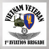 1e Avn Bde Master Aviator Poster (Voorkant)
