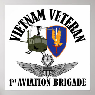 1e Avn Bde Master Aviator Poster