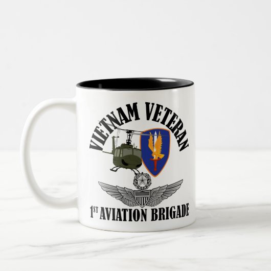 1e Avn Bde Master Aviator Tweekleurige Koffiemok (Links)