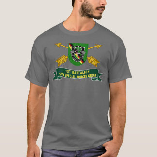 1e Bataljon 10e Special s Groep 2 Rijen Cbo Flas T-shirt