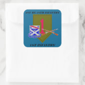 1E BATALJON 18E INFANTERIE 1E INFANTERIE STICKERS (Tas)