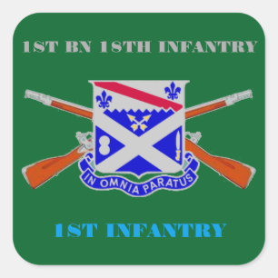 1E BATALJON 18E INFANTERIE 1E INFANTERIE STICKERS