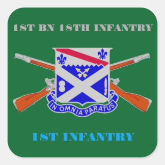 1E BATALJON 18E INFANTERIE 1E INFANTERIE STICKERS