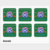 1E BATALJON 18E INFANTERIE 1E INFANTERIE STICKERS (Vel)