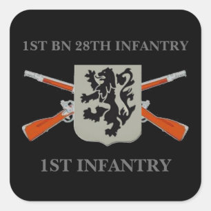 1E BATALJON 28E INFANTERIE 1E INFANTERIE STICKERS