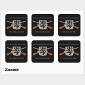 1E BATALJON 28E INFANTERIE 1E INFANTERIE STICKERS (Vel)