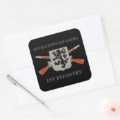 1E BATALJON 28E INFANTERIE 1E INFANTERIE STICKERS (Envelop)