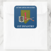 1E BATALJON 28E INFANTERIE 1E INFANTERIE STICKERS (Tas)