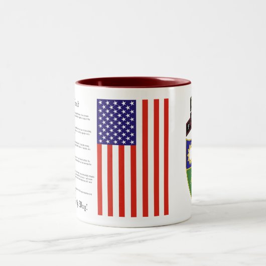 1e bataljon - 75e Mok met Tab Two-Tone (Center)