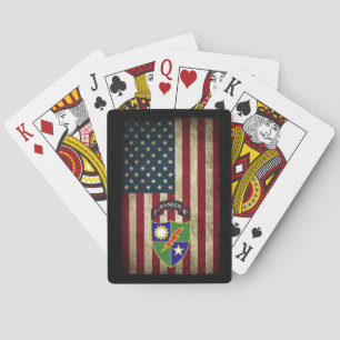 1e bataljon - 75e racerRegiment-speelkaarten Pokerkaarten