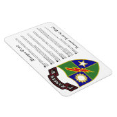 1e bataljon - 75e Ranger Regiment Magnet 4x6 Magneet (Rechterzijde)