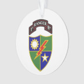 1e bataljon - 75e Ranger Regiment Ornament (voorkant)