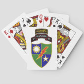 1e bataljon - 75e wisselaar met tapkaarten speelkaarten (Achterkant)