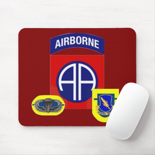1e bataljon (Abn) 504e infanteriemousepad Muismat (Met muis)