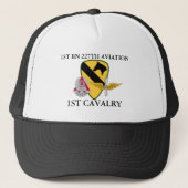 1E BATTALION 227E LUCHTVAART 1STE CAVALRY TRUCKER PET (Voorkant)