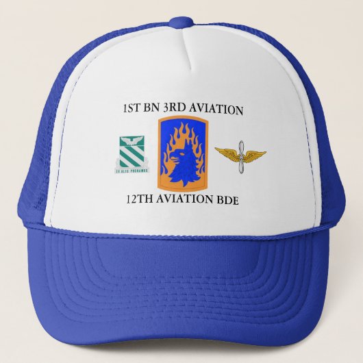 1E BATTALION 3RD LUCHTVAART 12E LUCHTVAARTBRIGADE TRUCKER PET (Voorkant)