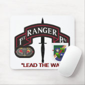 1E BATTALION 75E RANGER REGIMENT MOUSEPAD MUISMAT (Met muis)