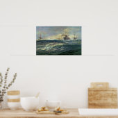 1e Battle Squadron van Dreadnoughts Poster (Keuken)